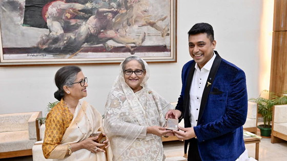 গণভবনে জায়েদ খানের ‘জয় বাংলা স্লোগান’